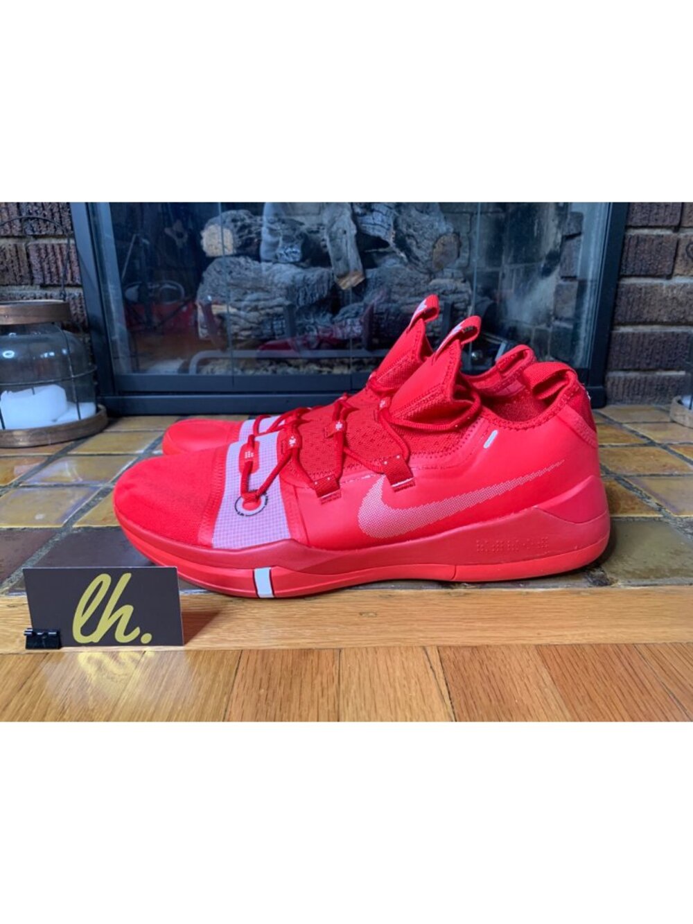 Size 18 Nike Kobe A.D. Exodus TB Red White Team Red Athletic Basketball Sneakers